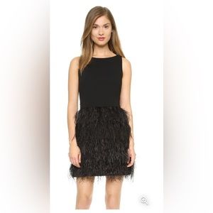 Club Monaco - feathered mini dress